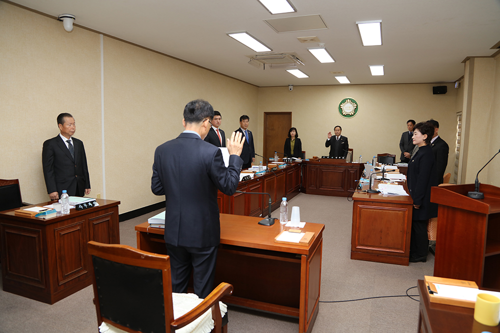 2018 11 21 제237회 양양군의회 행정감사