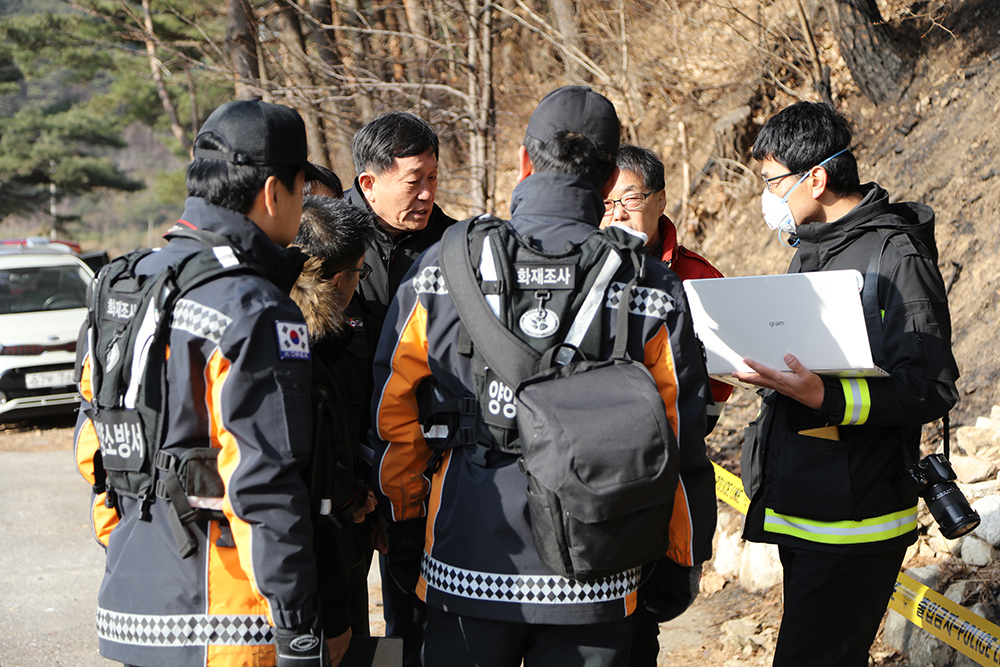 2019 01 04 산불현장 합동조사
