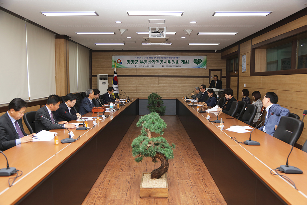 20190514 부동산가격공시위원회 회의