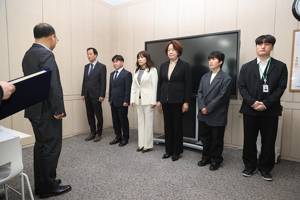 20250411 임용장 수여-이재진 조은주 서동운 양유경